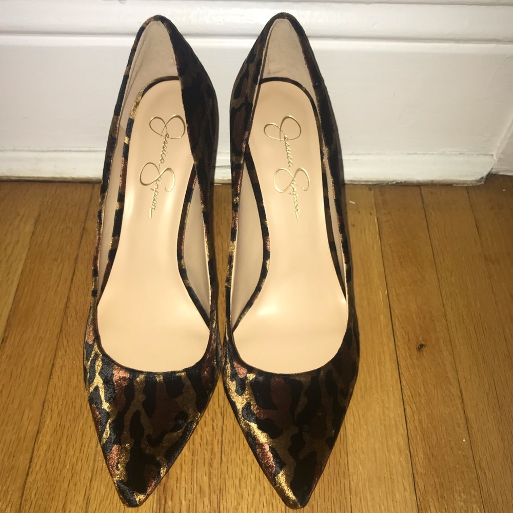 Jessica Simpson Leopard Pumps, 10